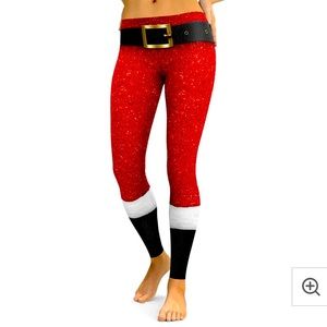 FIERCE PULSE Santa’s Outfit Leggings